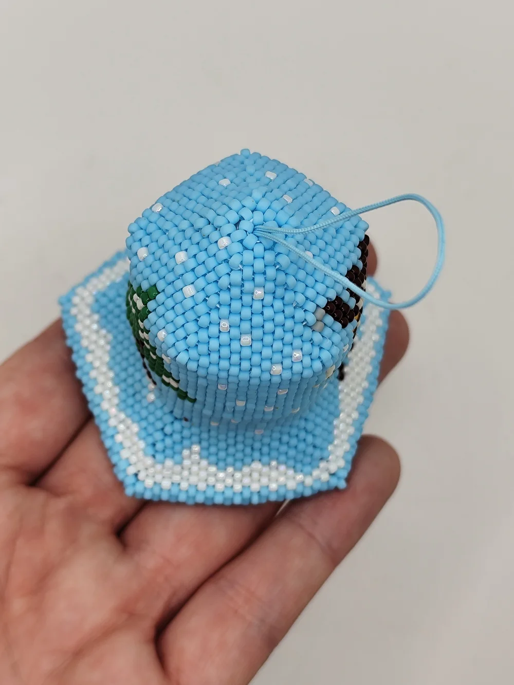 Handmade beaded bell